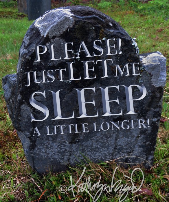 Digital illo from a photo: Just Let Me Sleep