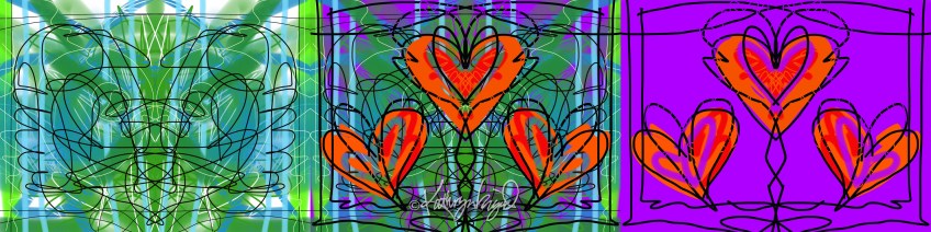 Digital illo: My Heart's Aflutter