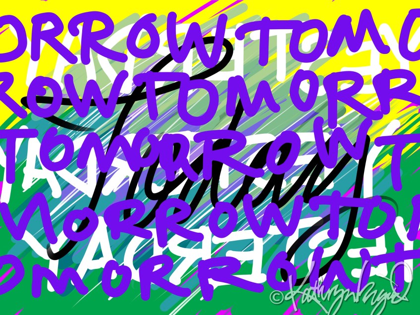 Digital illo: Getting in My Own Way