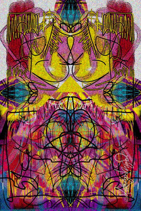 Digital illo: Beautiful, Bubbling Chaos