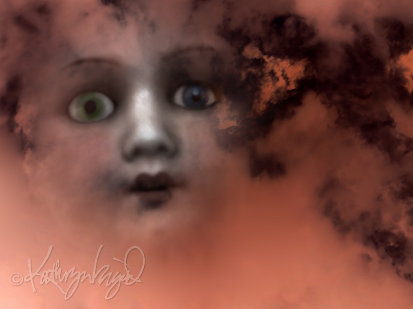 Digital illo from photos: Let's Get Scared