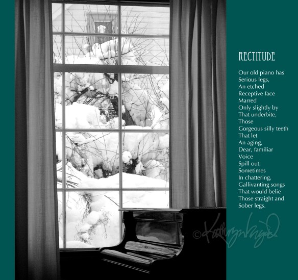 Photo + text: Rectitude