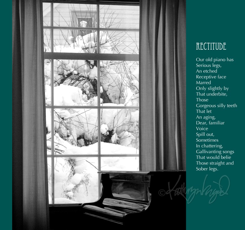 Photo + text: Rectitude