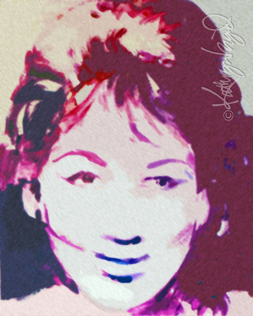 Digital illo from a painting: O Happy Day