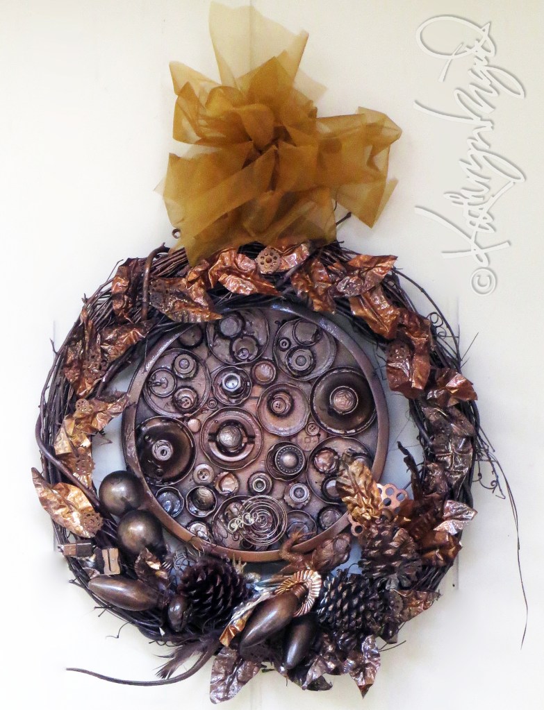 Found-object sculpture: Little Dragon's Nest